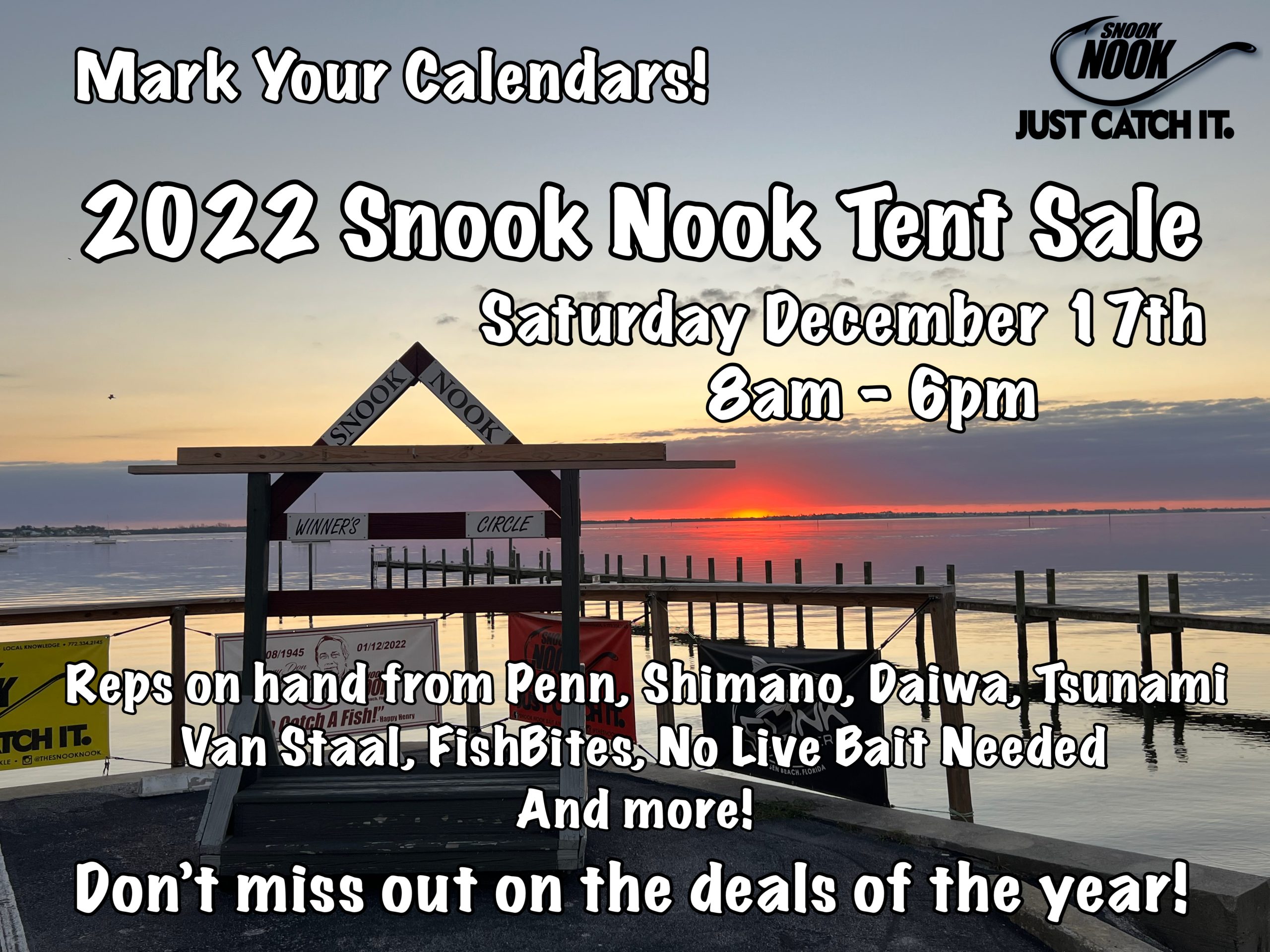 2022 Snook Nook Tent Sale Announcement
