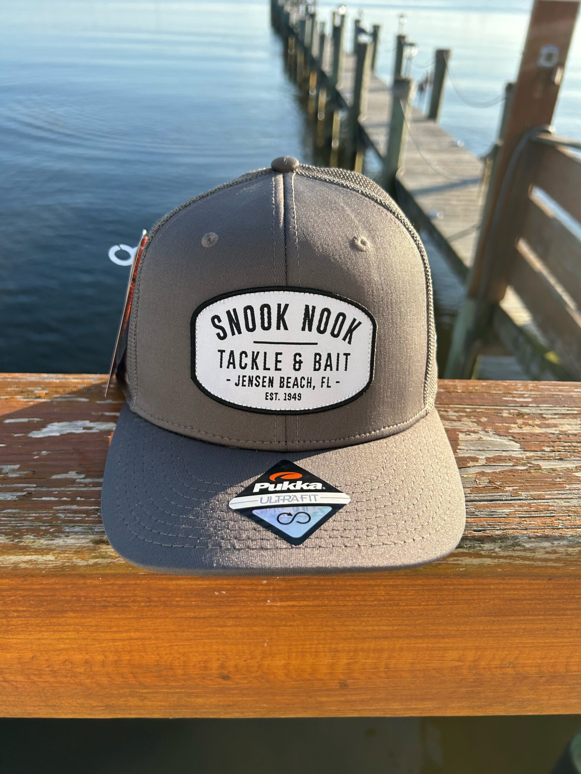 Inshore Snook - Embroidered Snap-Back Trucker - Mokie Burns