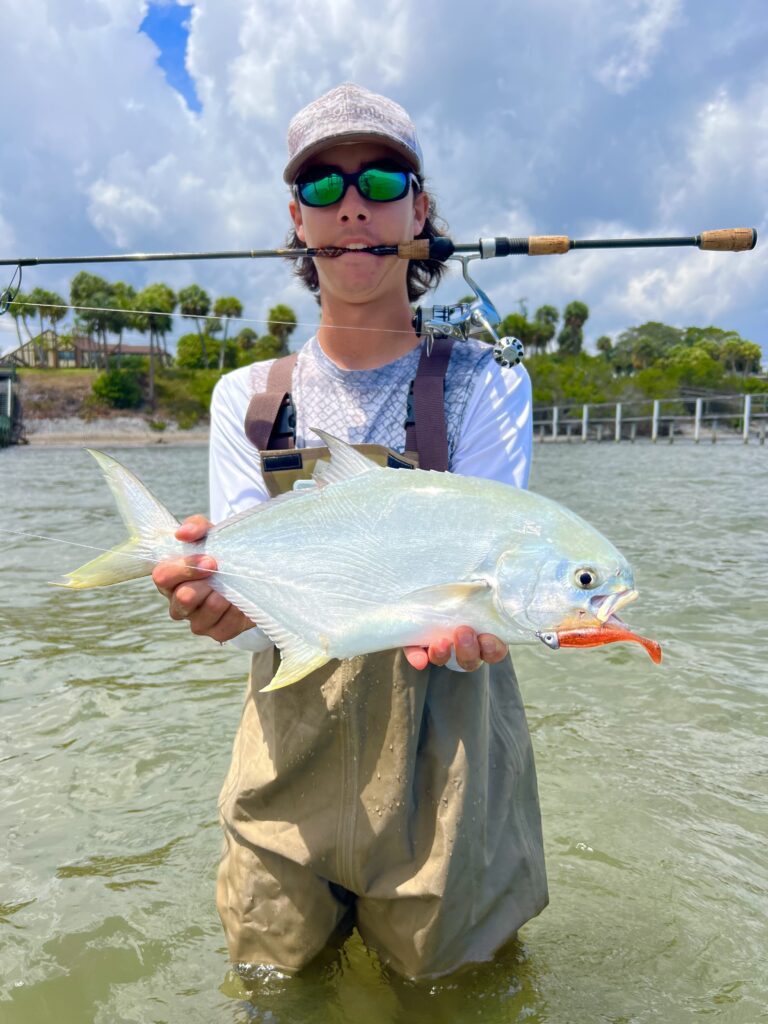 Fish Pompano in the Surf - Pensacola Beach, Florida